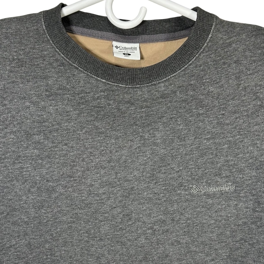 Columbia Sportswear Men's Gray Crew Neck Sweatshirt XL Casual Pullover